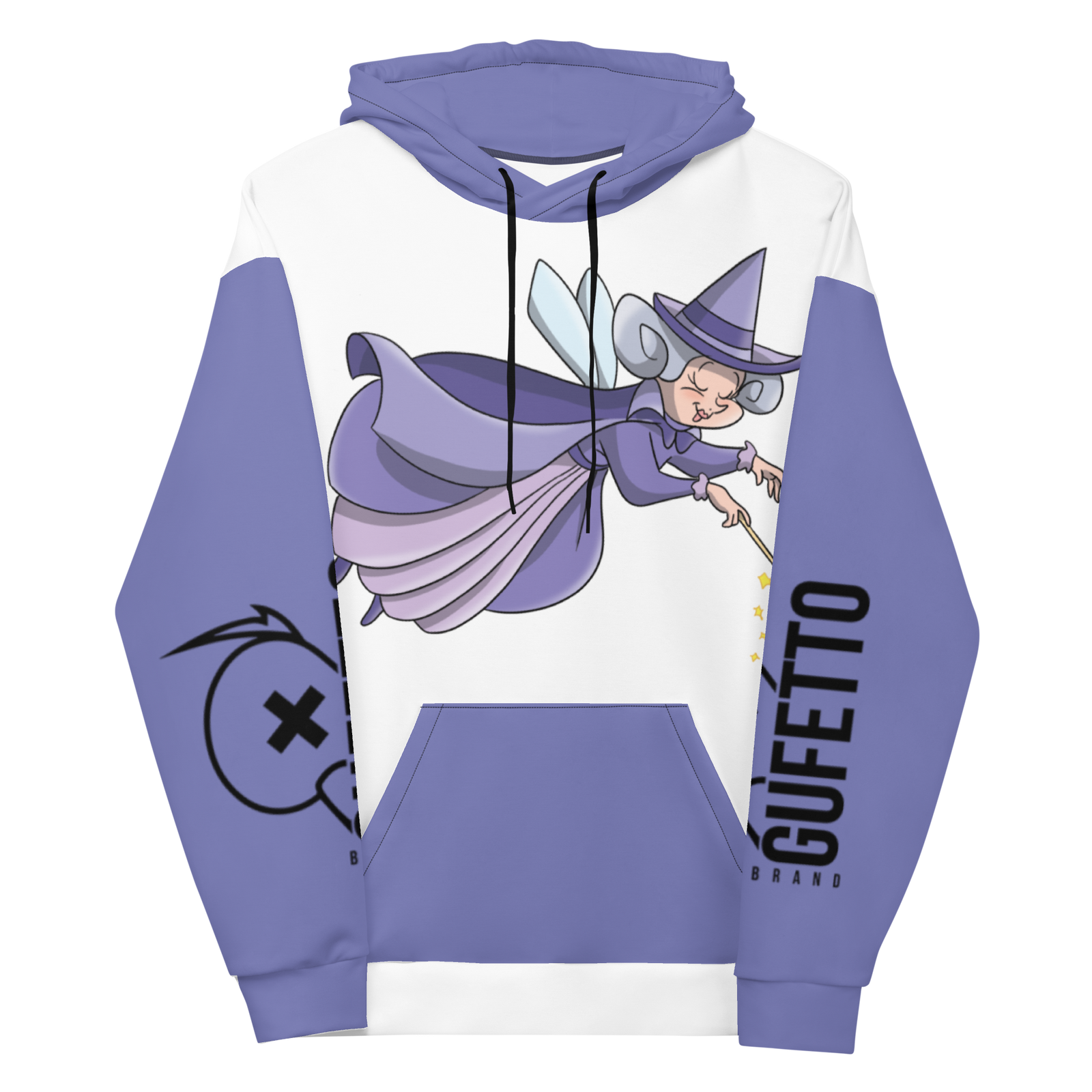 Felpa con cappuccio Donna Fatina Ignorante Tette Piccole - Gufetto Brand 