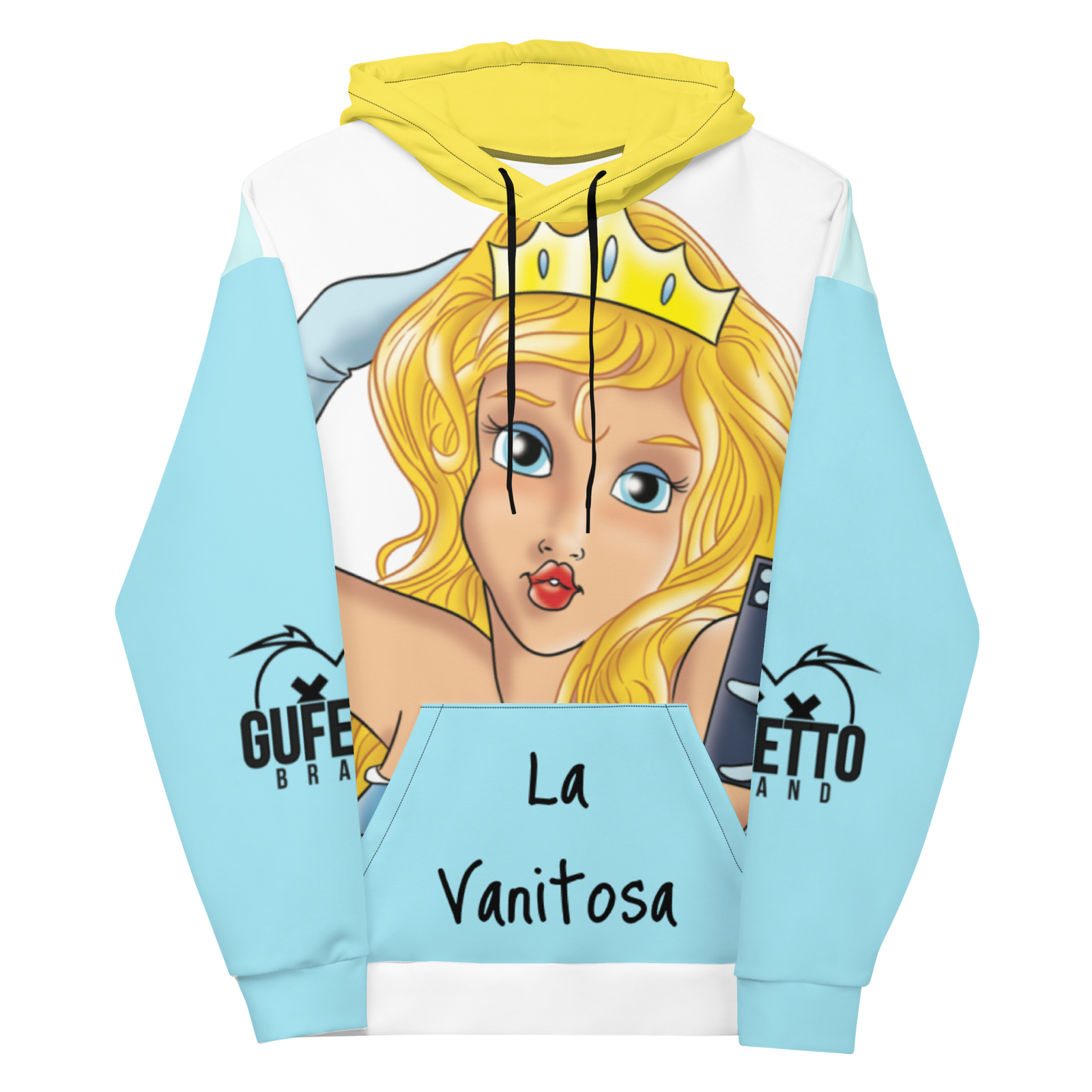 Felpa con cappuccio Uomo/Donna Vanitosa - Gufetto Brand 