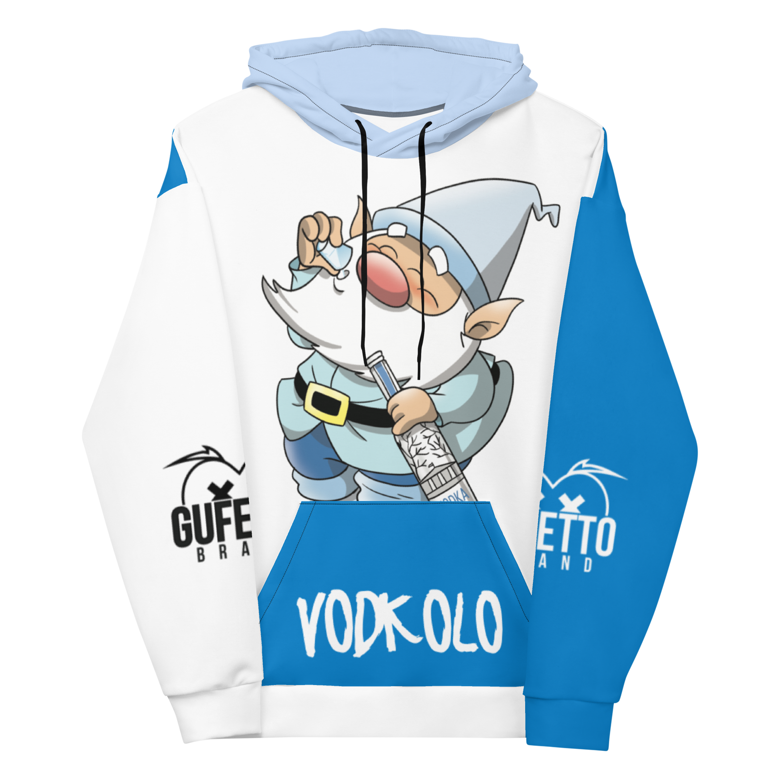 Felpa con cappuccio Uomo/Donna VODKOLO - Gufetto Brand 