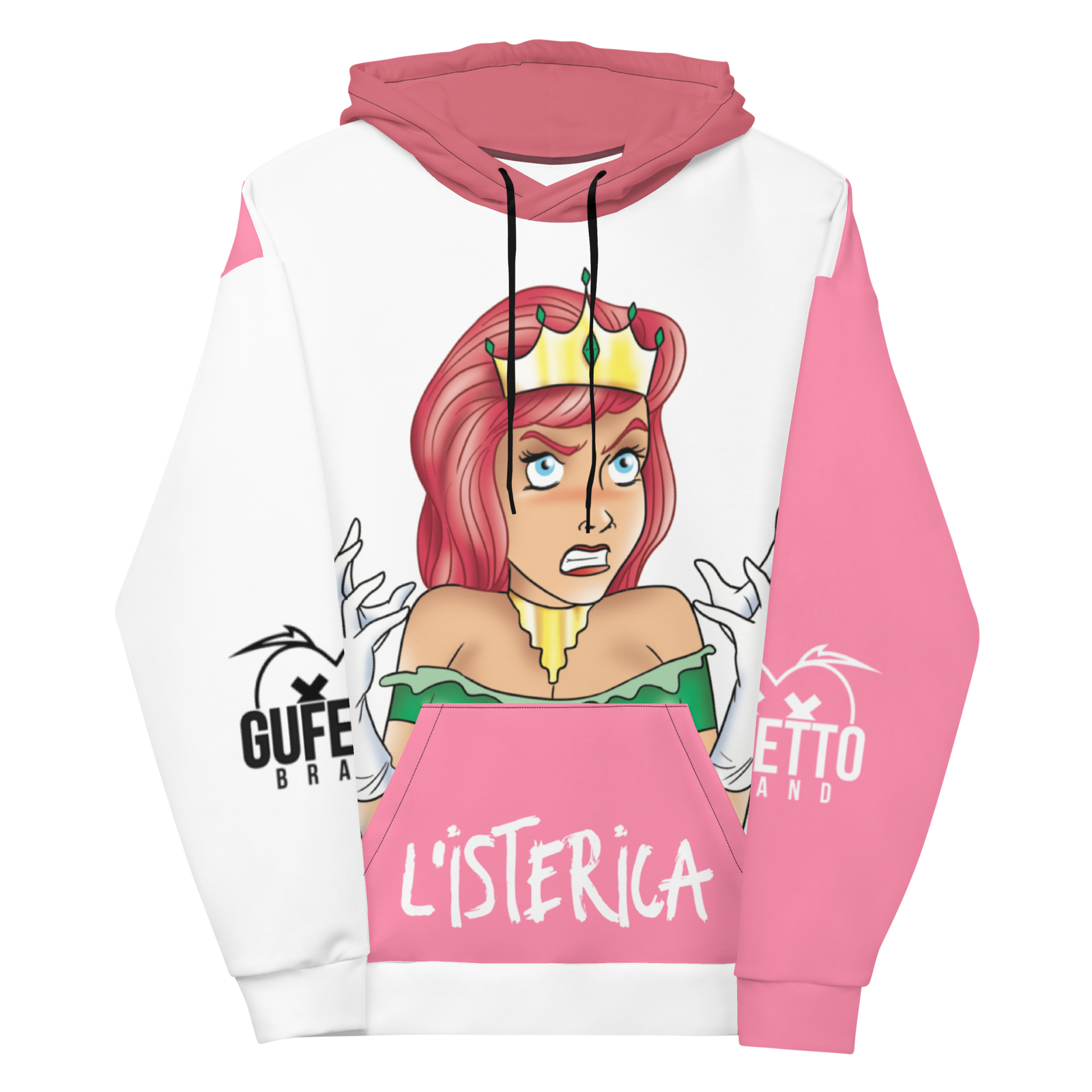 Felpa con cappuccio Uomo/Donna Isterica - Gufetto Brand 