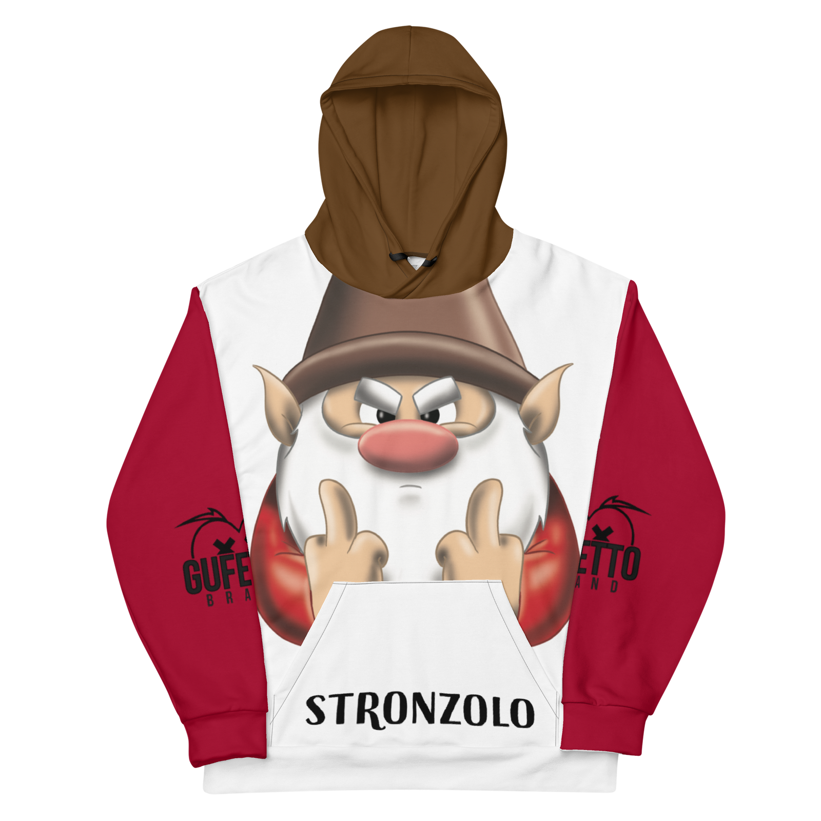 Felpa con cappuccio Uomo/Donna STRONZOLO - Gufetto Brand 