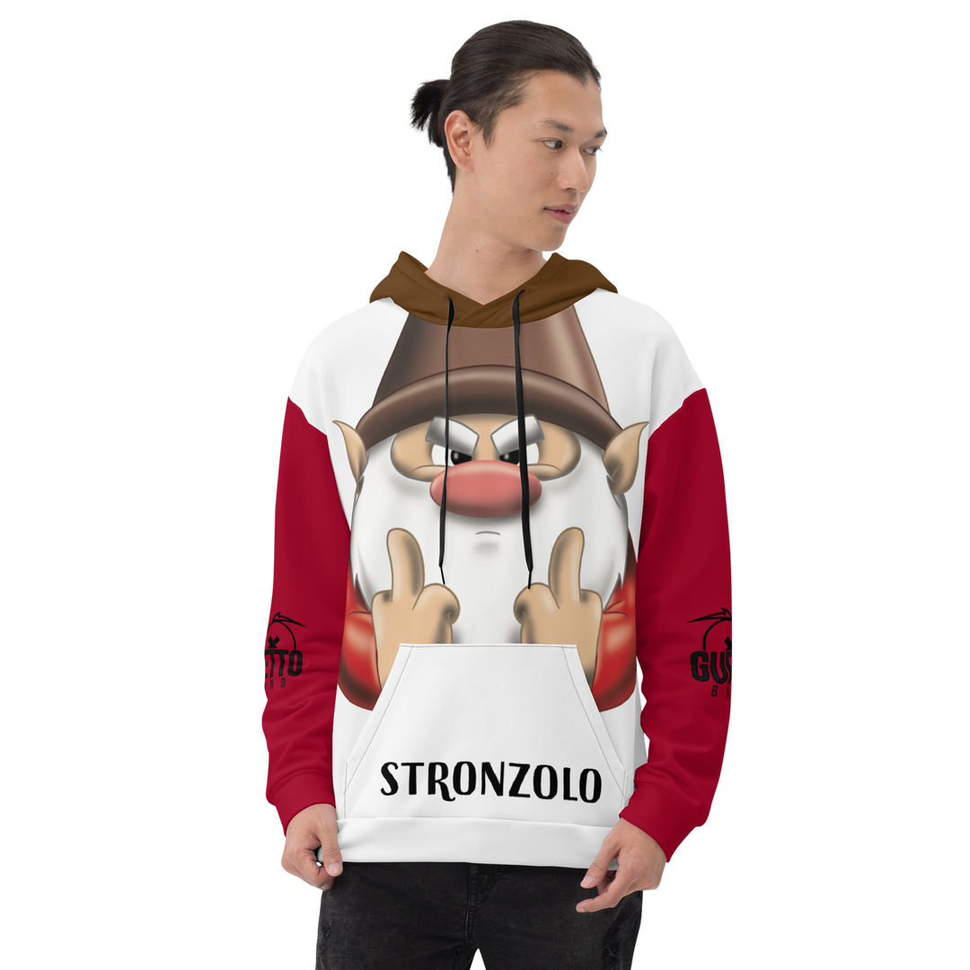 Felpa con cappuccio Uomo/Donna STRONZOLO - Gufetto Brand 