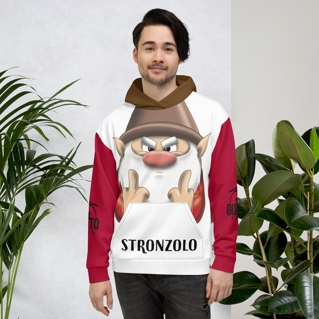 Felpa con cappuccio Uomo/Donna STRONZOLO - Gufetto Brand 