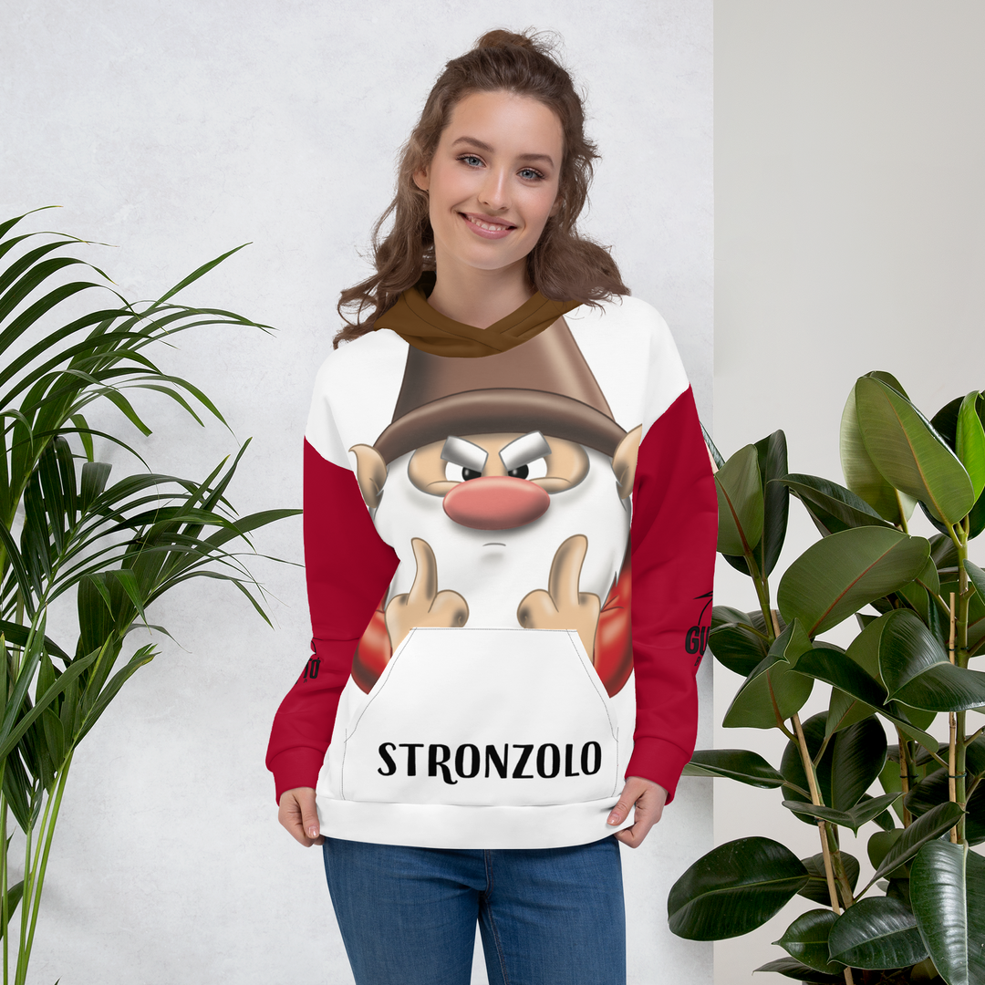Felpa con cappuccio Uomo/Donna STRONZOLO - Gufetto Brand 