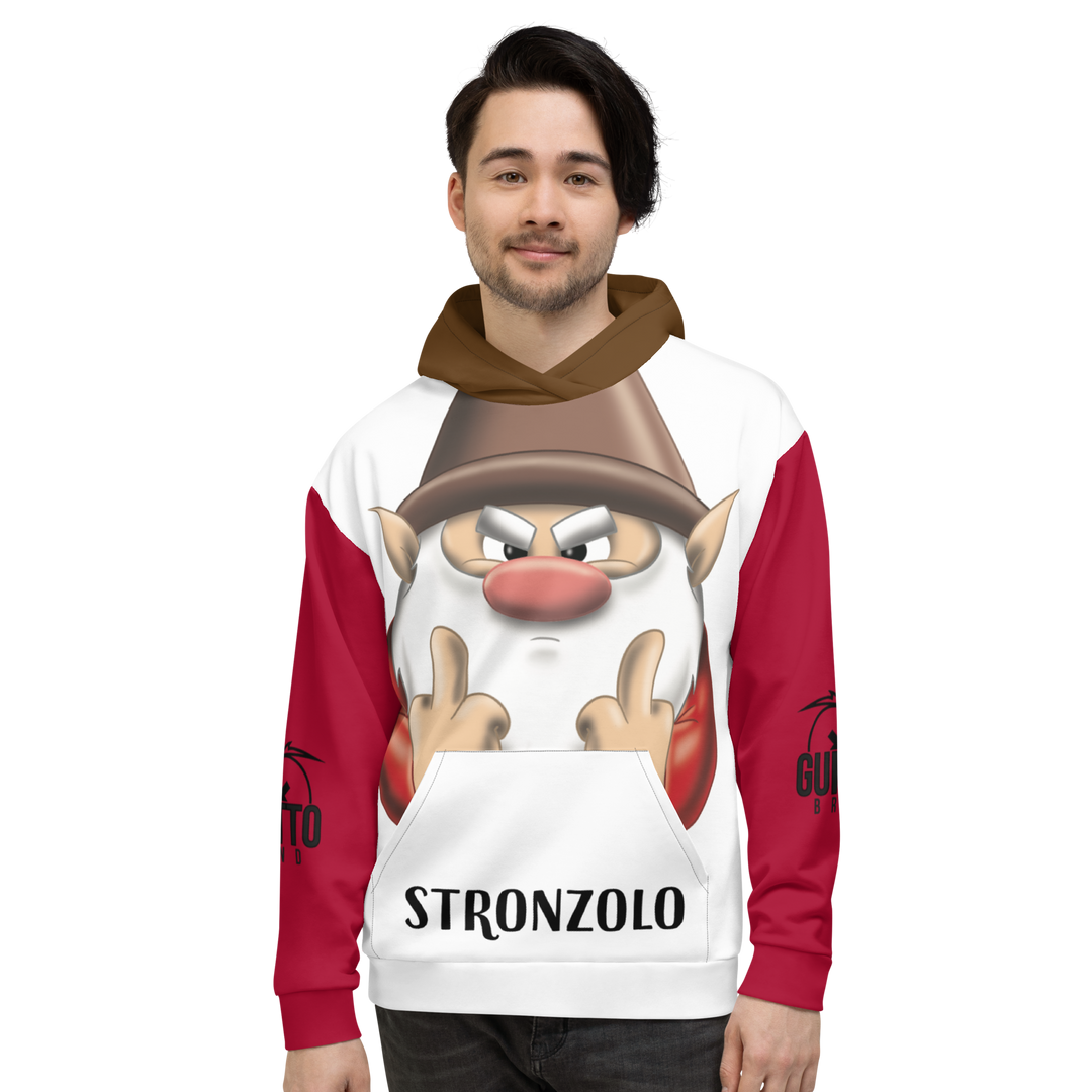 Felpa con cappuccio Uomo/Donna STRONZOLO - Gufetto Brand 