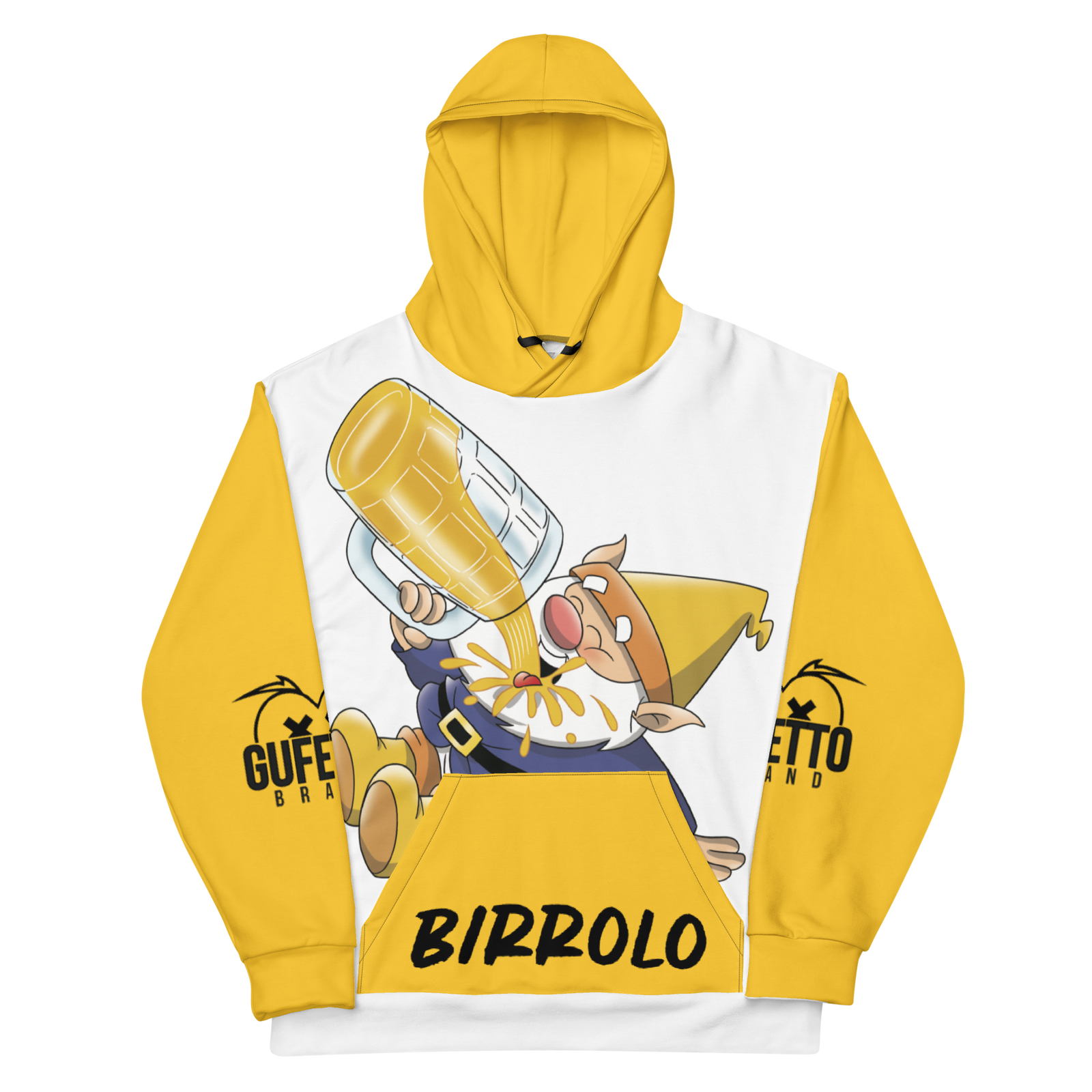 Felpa con cappuccio Uomo/Donna BIRROLO TWO - Gufetto Brand 