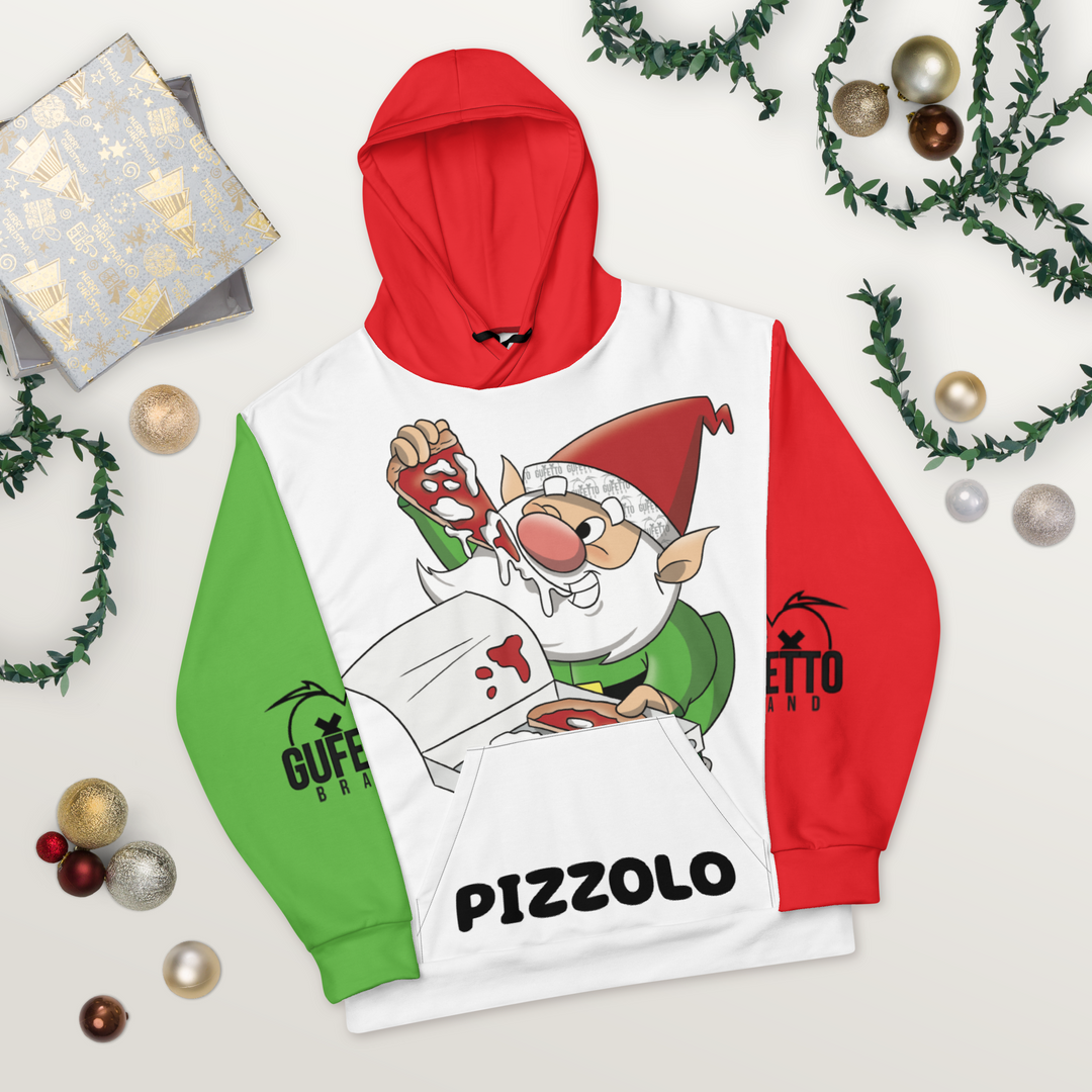 Felpa con cappuccio Uomo/Donna PIZZOLO - Gufetto Brand 