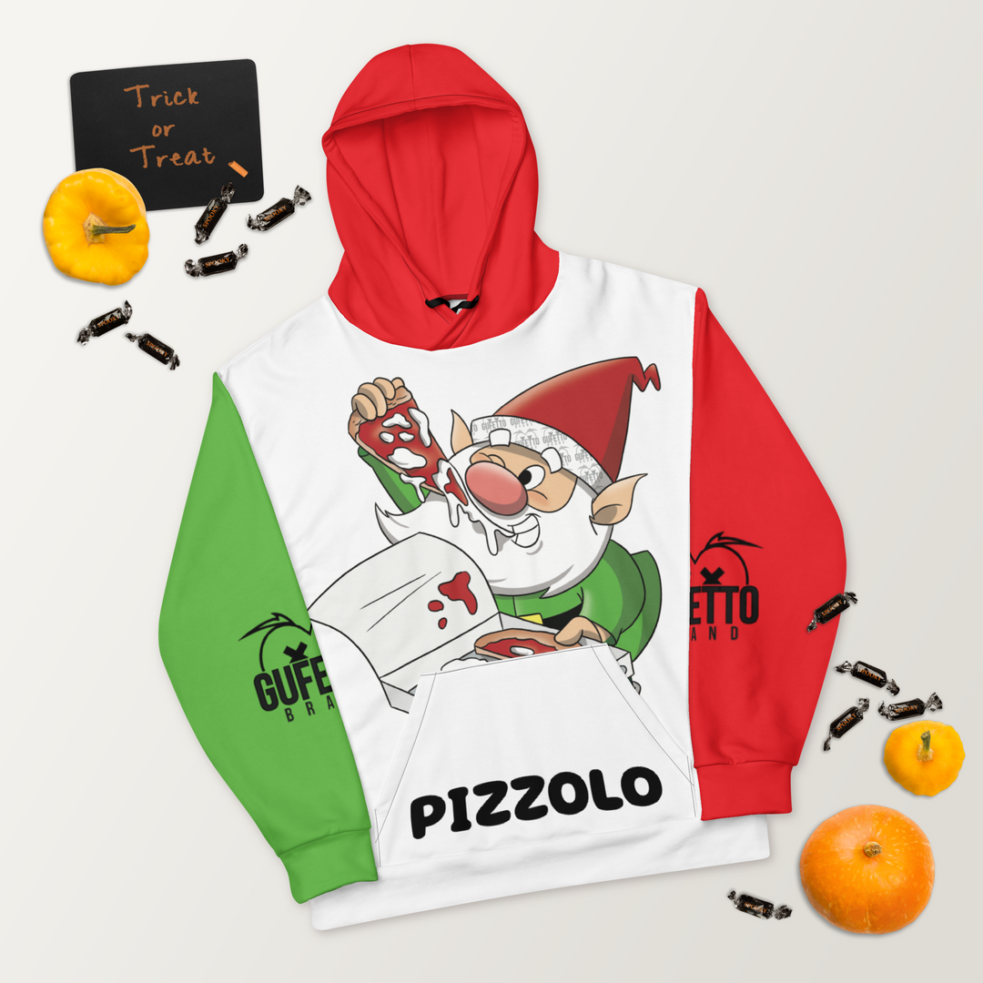 Felpa con cappuccio Uomo/Donna PIZZOLO - Gufetto Brand 