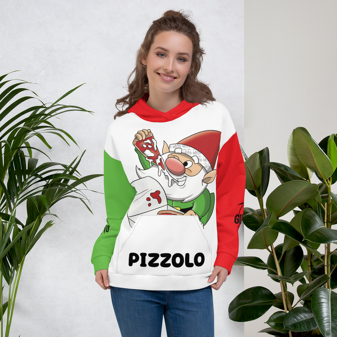 Felpa con cappuccio Uomo/Donna PIZZOLO - Gufetto Brand 