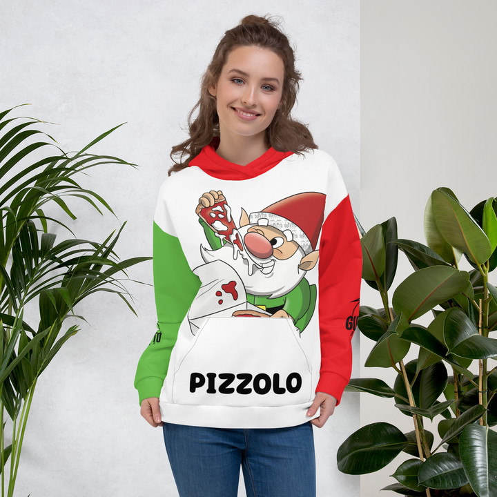 Felpa con cappuccio Uomo/Donna PIZZOLO - Gufetto Brand 
