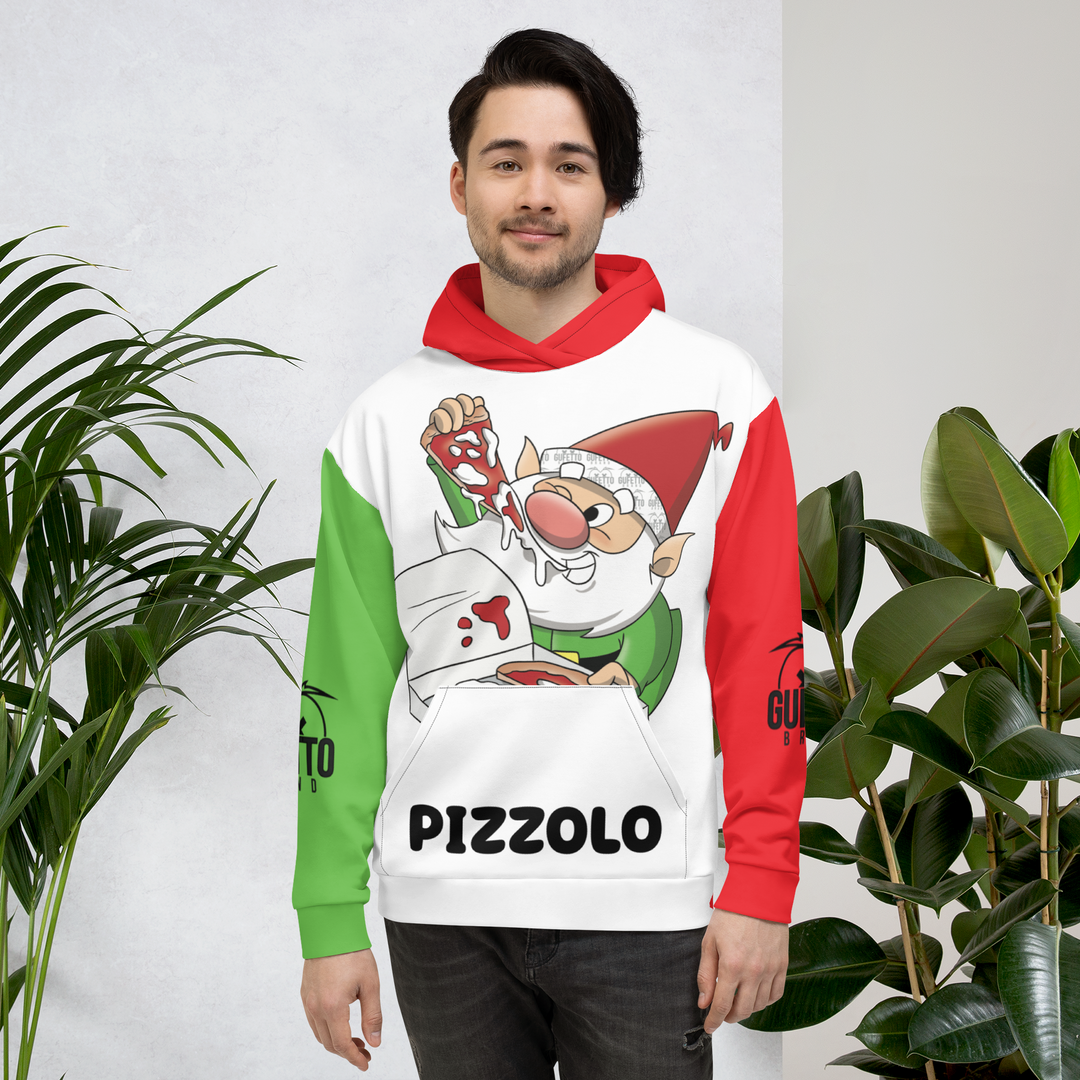 Felpa con cappuccio Uomo/Donna PIZZOLO - Gufetto Brand 