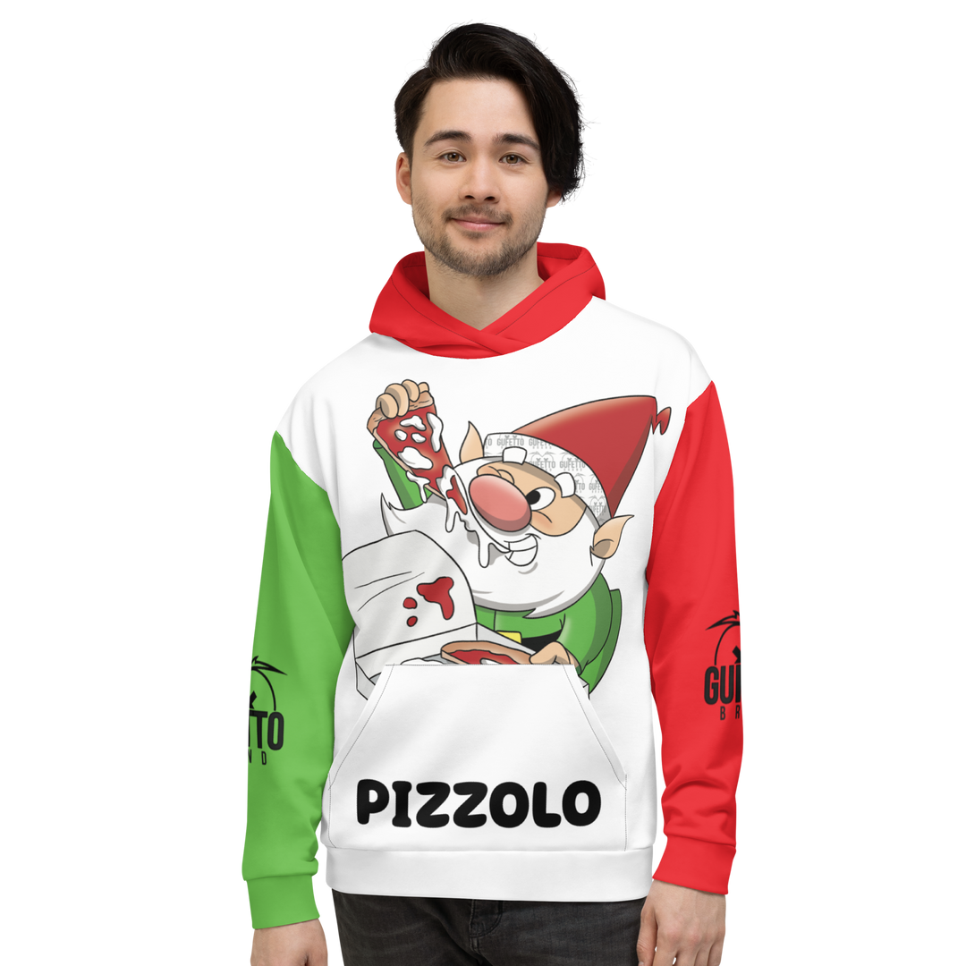 Felpa con cappuccio Uomo/Donna PIZZOLO - Gufetto Brand 