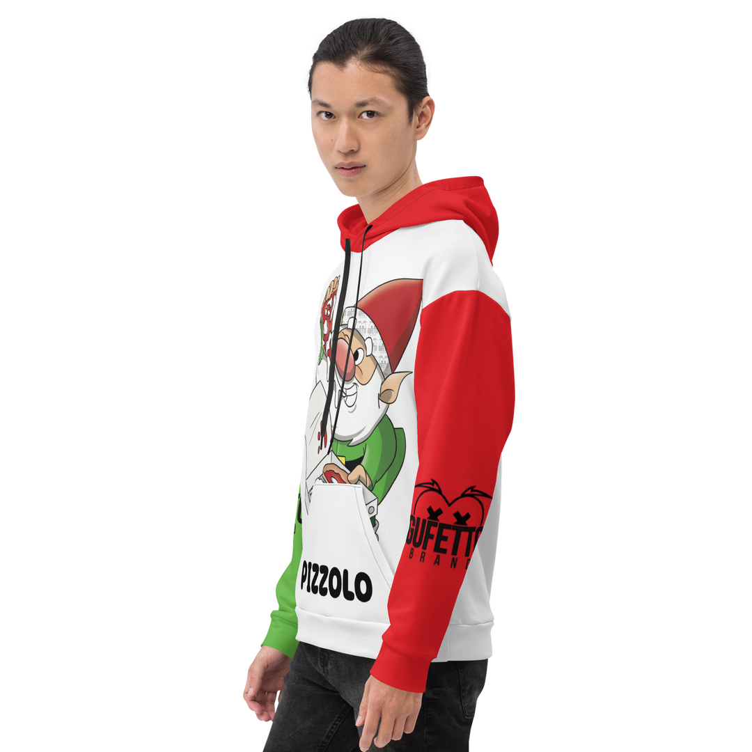 Felpa con cappuccio Uomo/Donna PIZZOLO - Gufetto Brand 