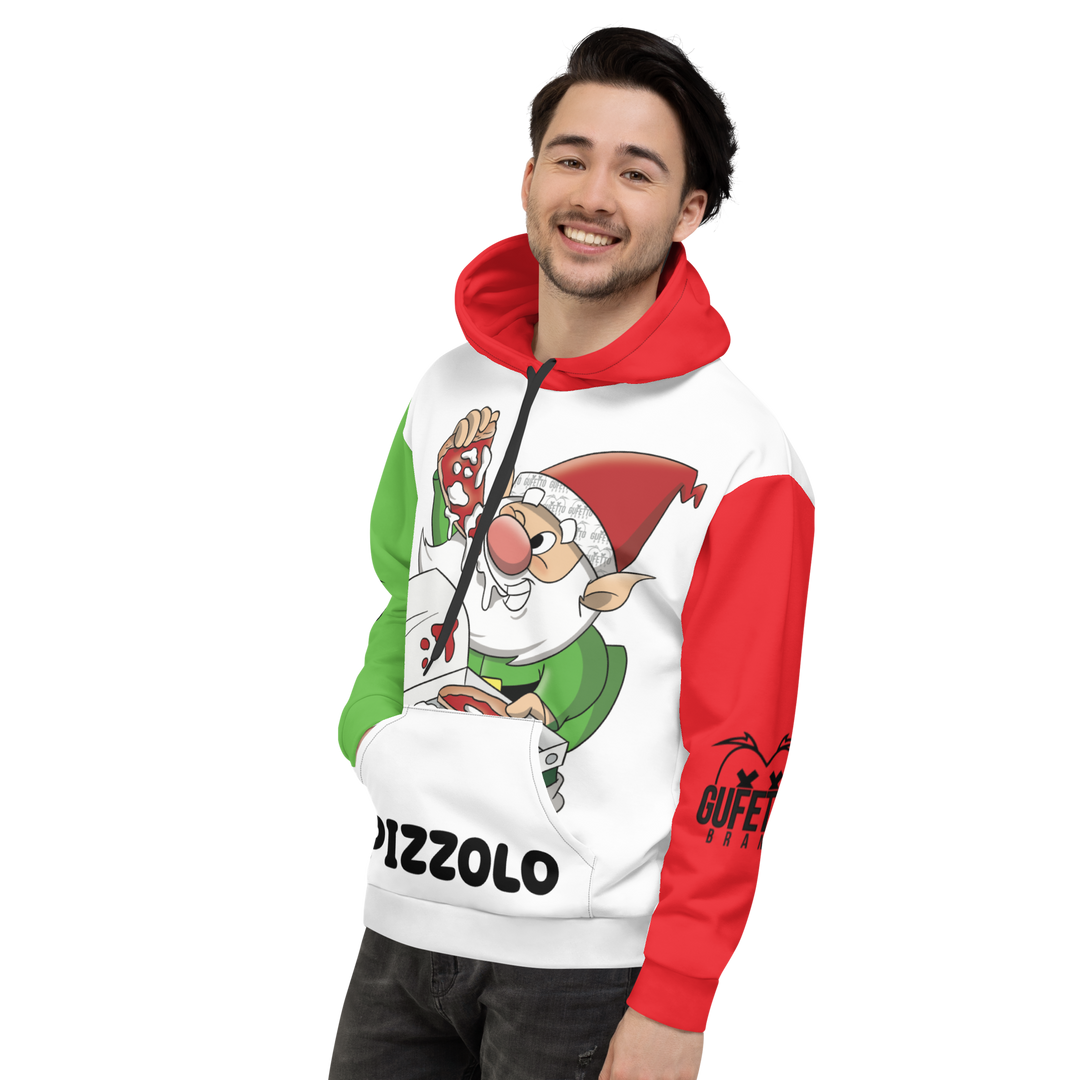 Felpa con cappuccio Uomo/Donna PIZZOLO - Gufetto Brand 