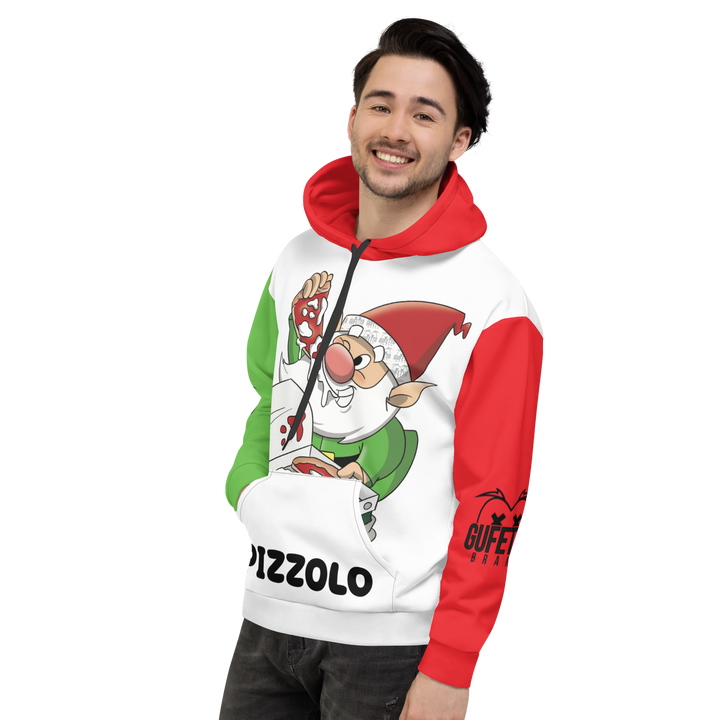 Felpa con cappuccio Uomo/Donna PIZZOLO - Gufetto Brand 