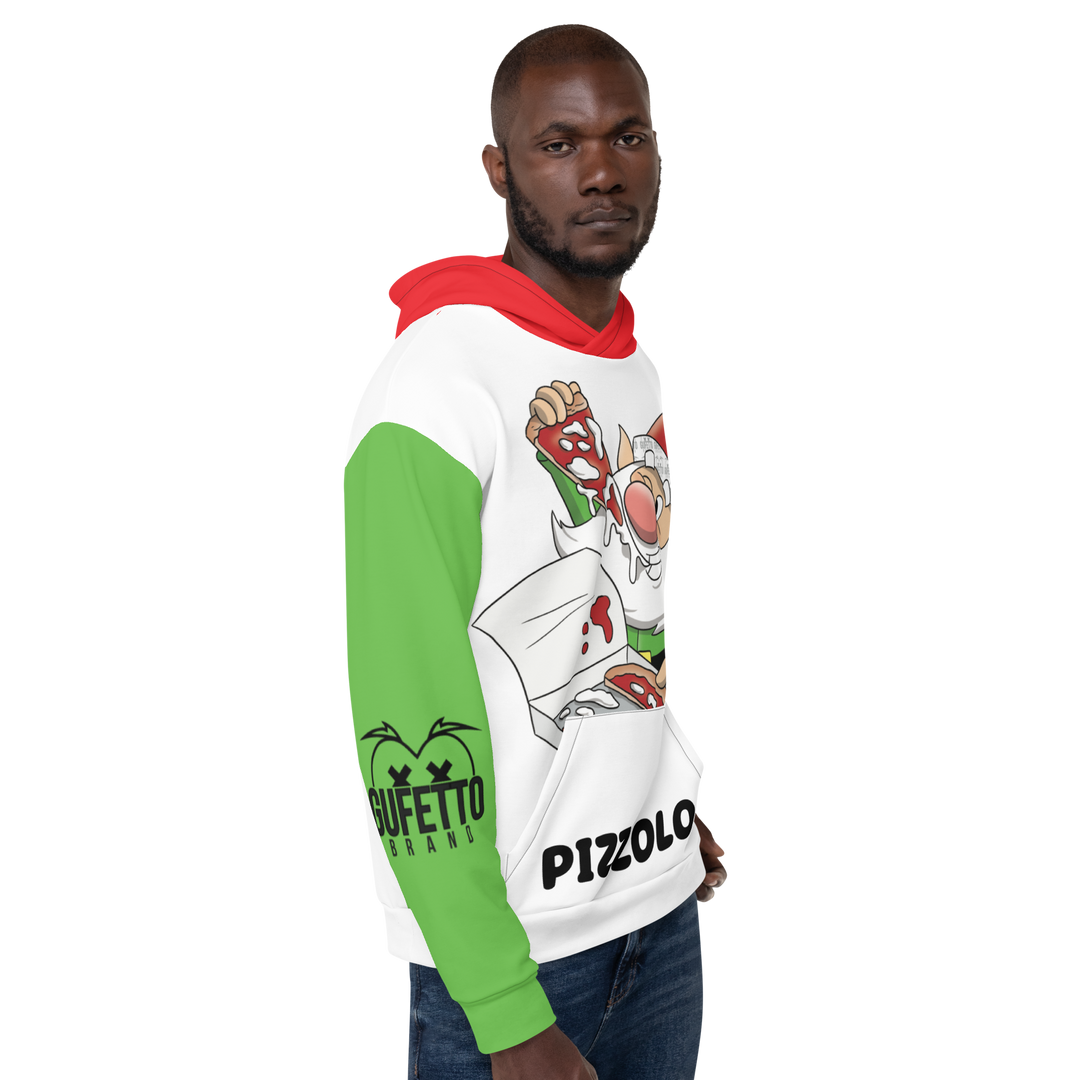 Felpa con cappuccio Uomo/Donna PIZZOLO - Gufetto Brand 