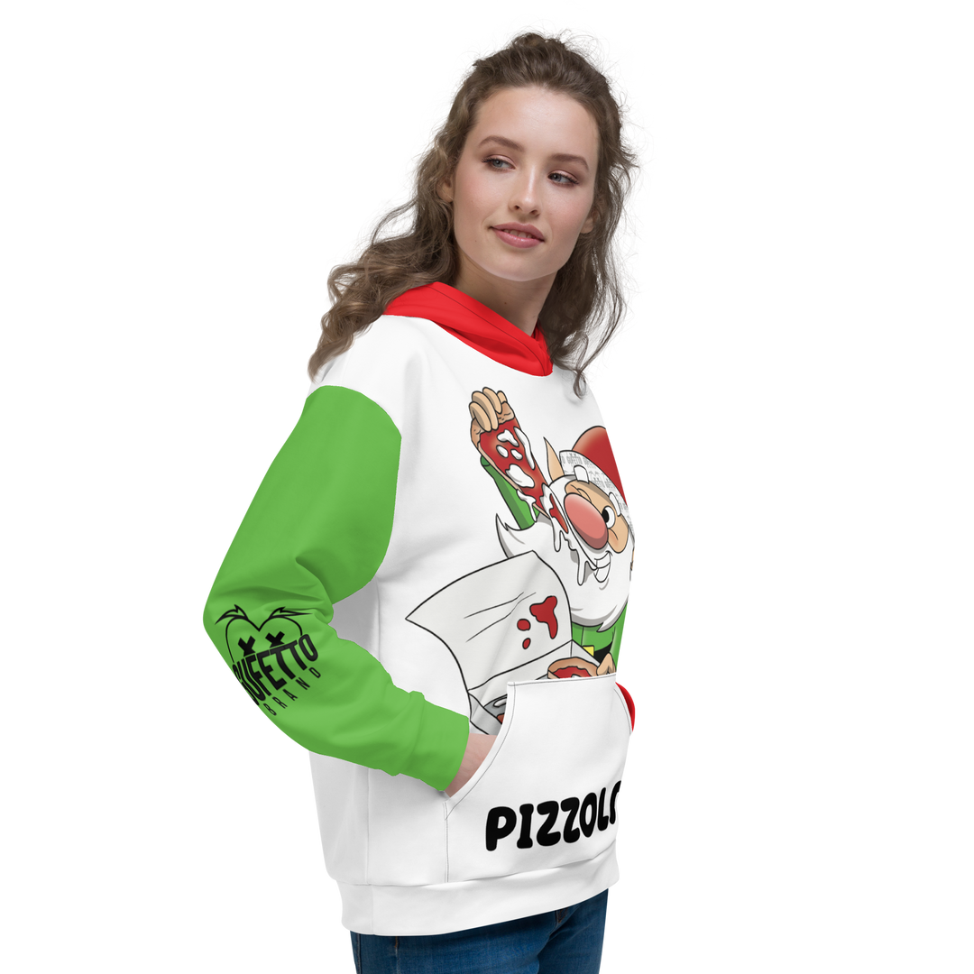 Felpa con cappuccio Uomo/Donna PIZZOLO - Gufetto Brand 