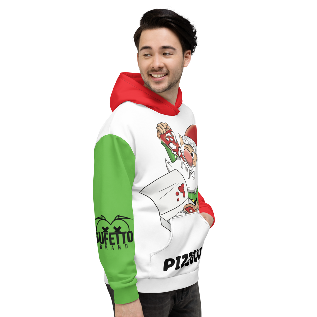 Felpa con cappuccio Uomo/Donna PIZZOLO - Gufetto Brand 