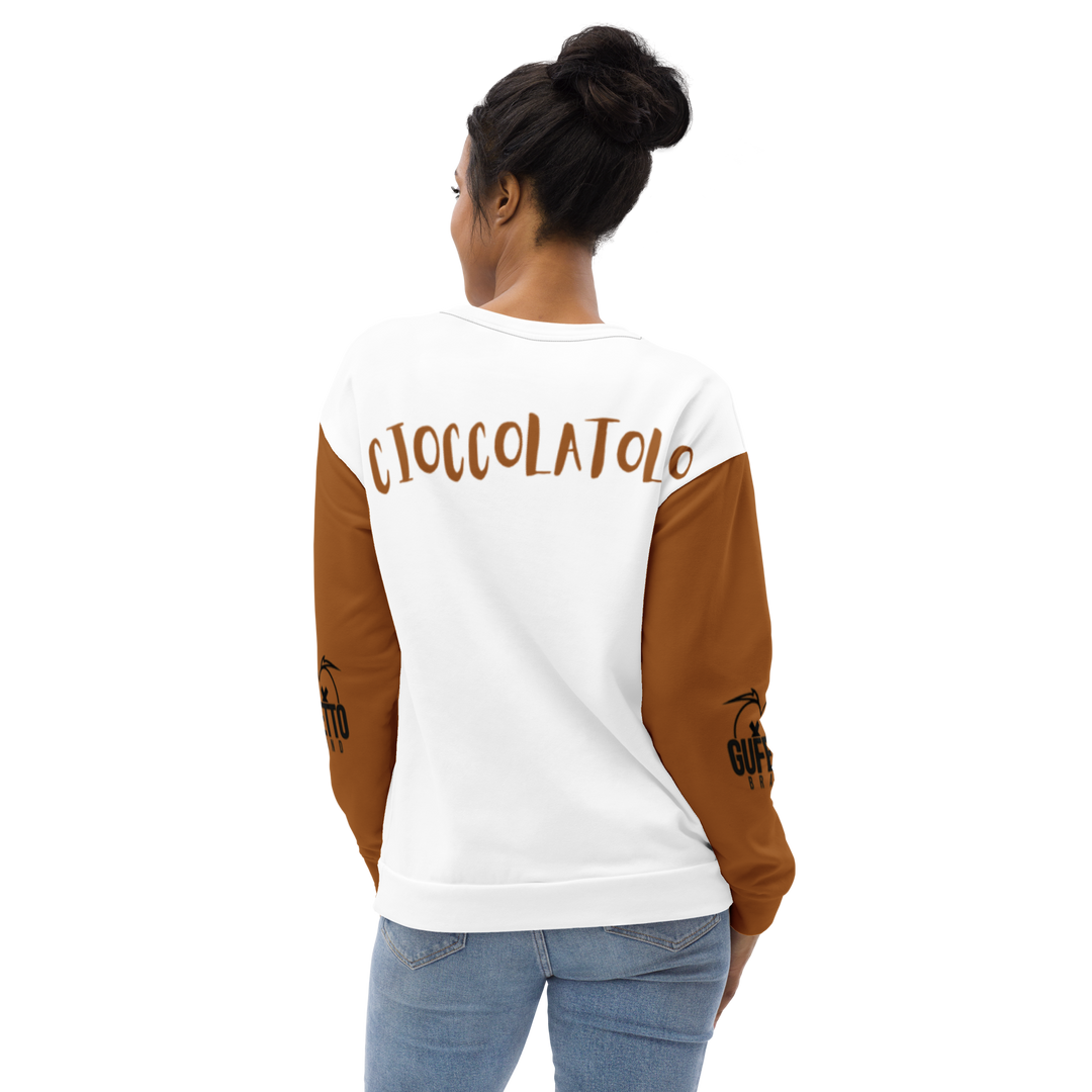 Felpa unisex Uomo/Donna Cioccolatolo - Gufetto Brand 