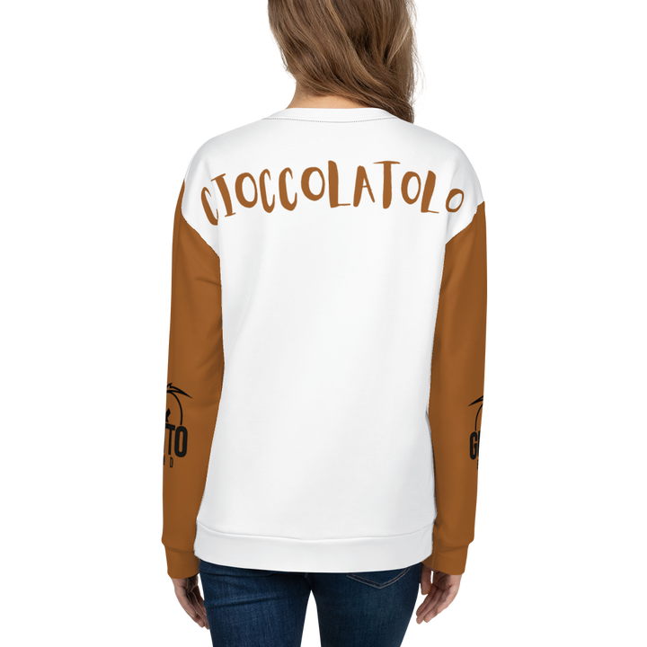 Felpa unisex Uomo/Donna Cioccolatolo - Gufetto Brand 
