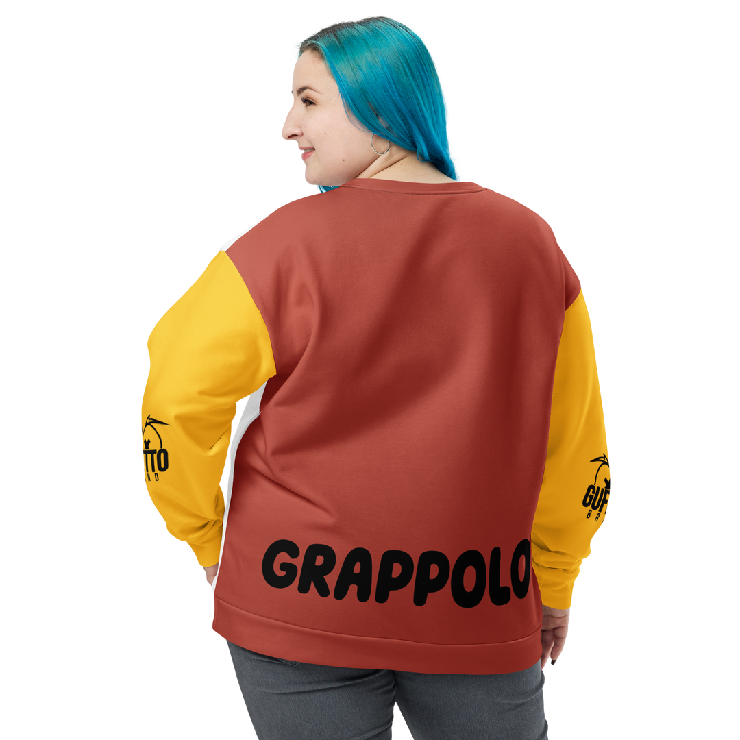 Felpa unisex Uomo/Donna GRAPPOLO - Gufetto Brand 