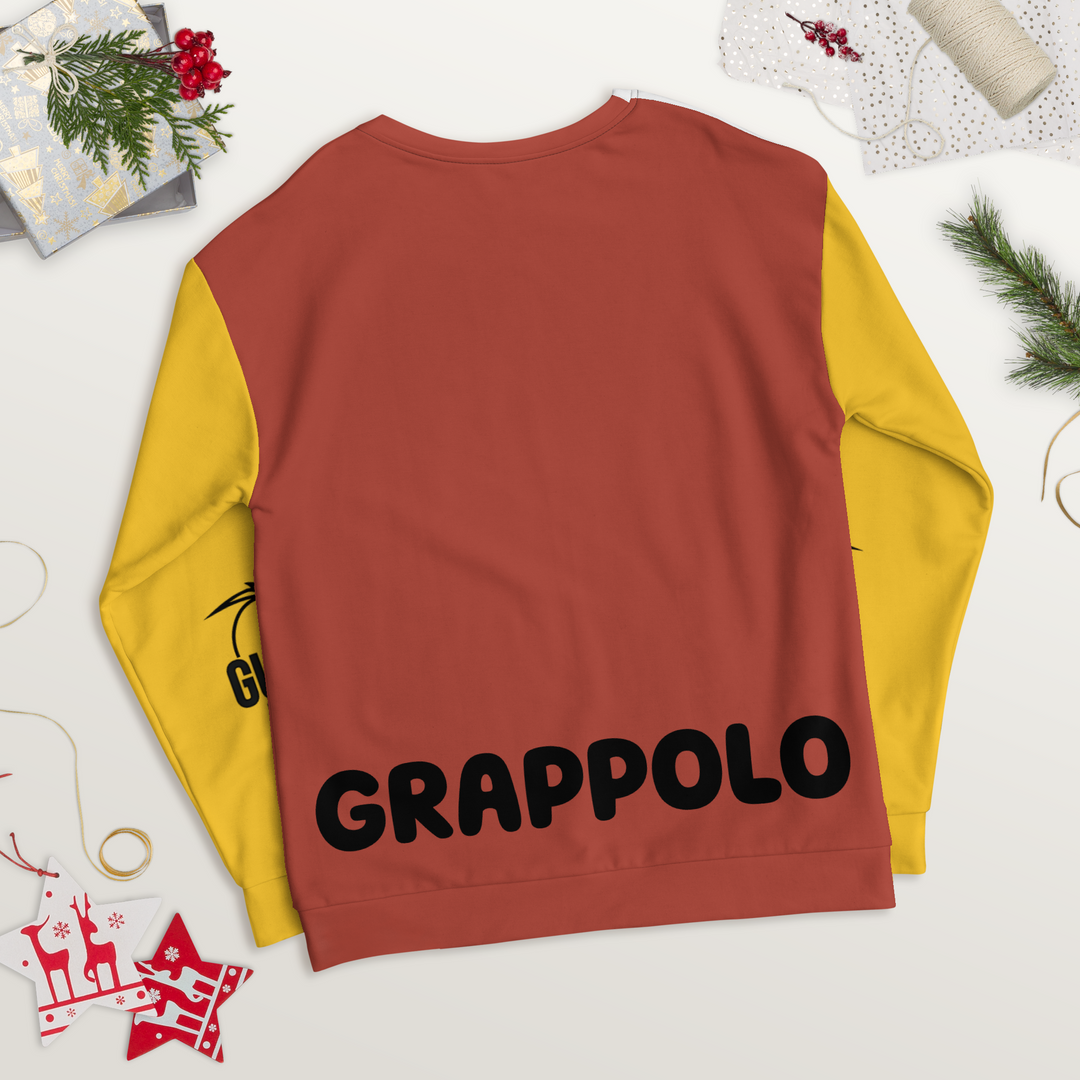 Felpa unisex Uomo/Donna GRAPPOLO - Gufetto Brand 