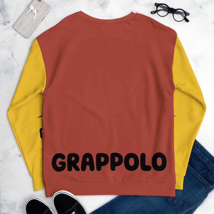 Felpa unisex Uomo/Donna GRAPPOLO - Gufetto Brand 
