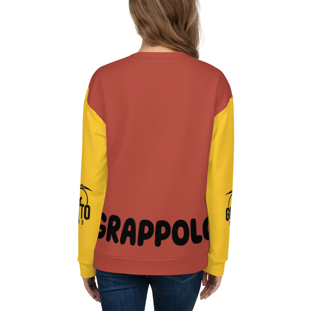 Felpa unisex Uomo/Donna GRAPPOLO - Gufetto Brand 