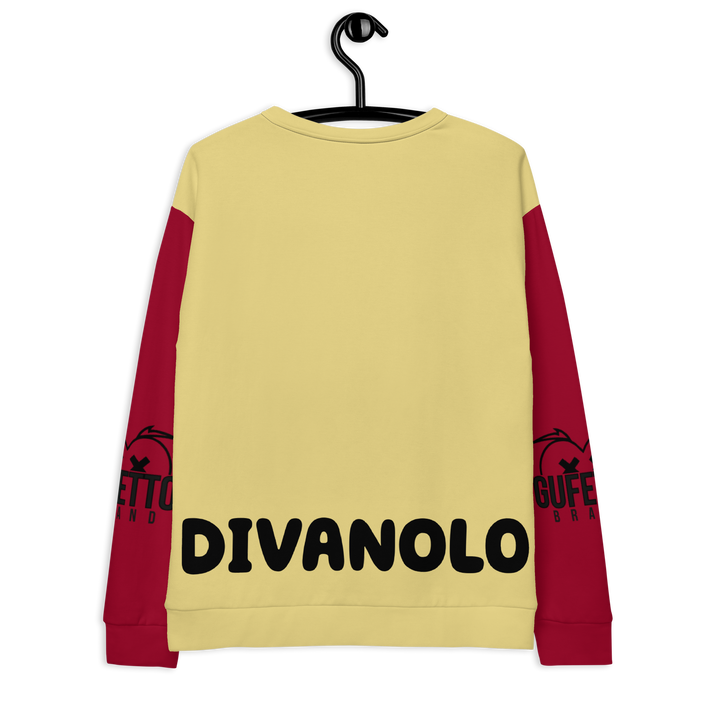 Felpa unisex Uomo/Donna DIVANOLO TWO - Gufetto Brand 