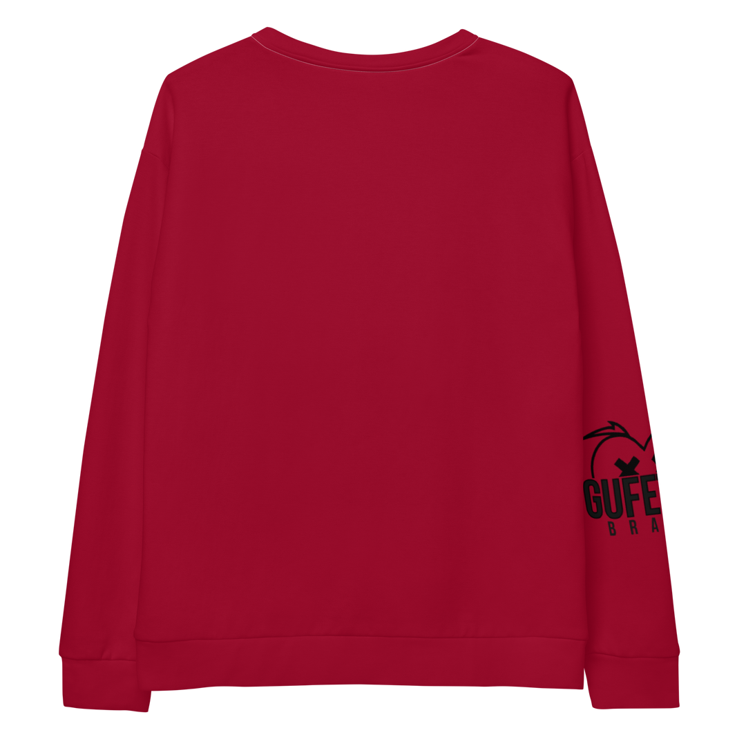 Felpa unisex Uomo/Donna WINE - Gufetto Brand 