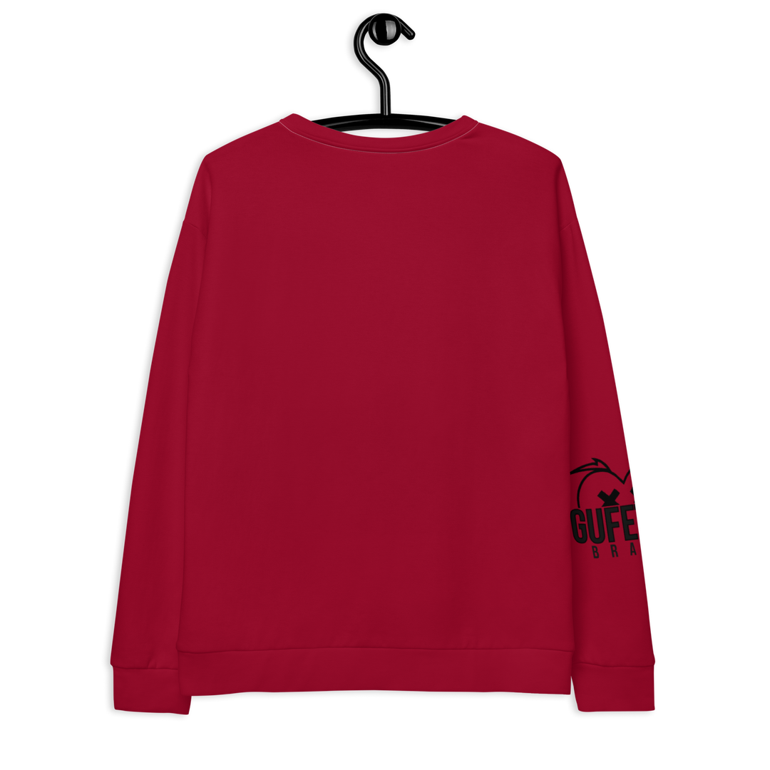 Felpa unisex Uomo/Donna WINE - Gufetto Brand 