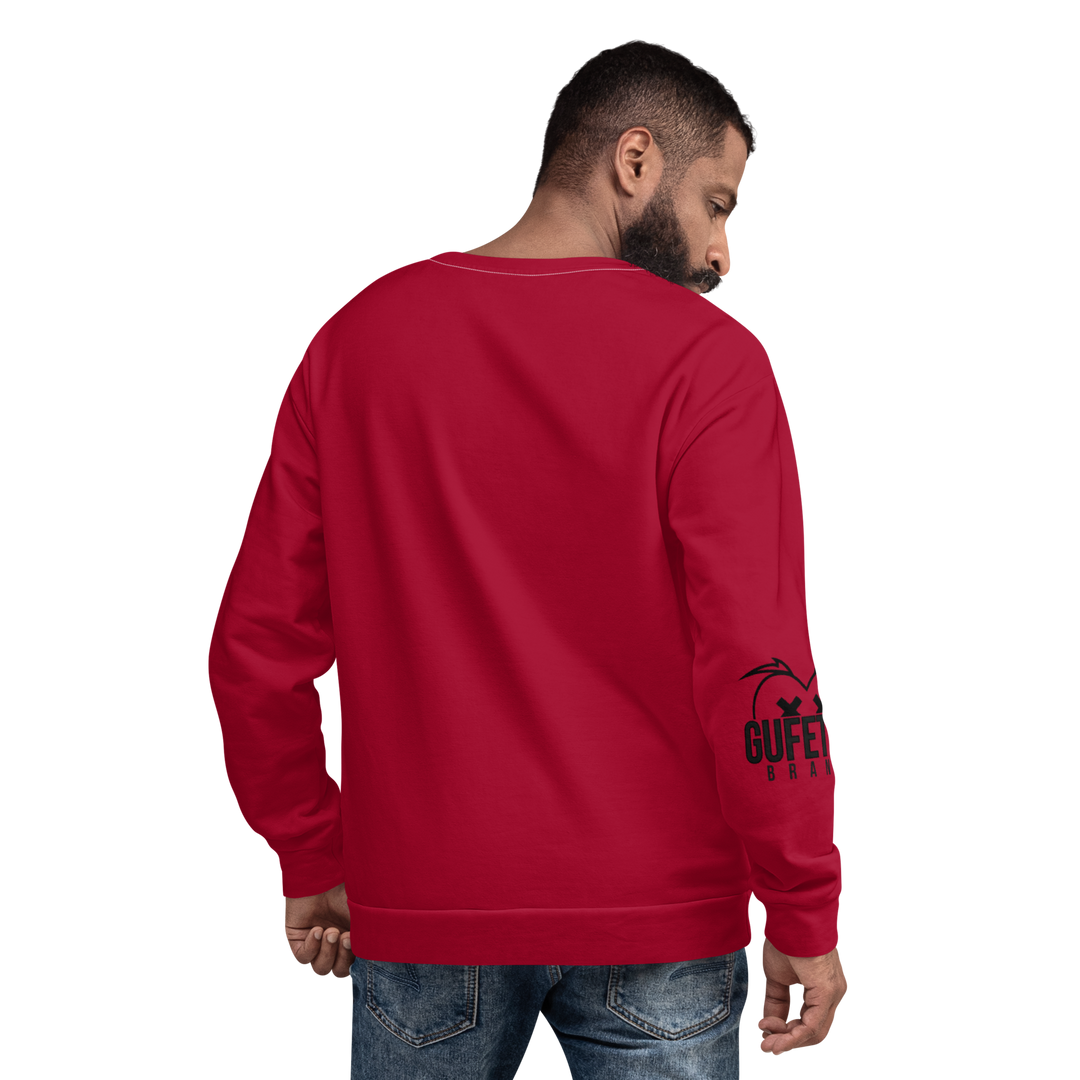 Felpa unisex Uomo/Donna WINE - Gufetto Brand 