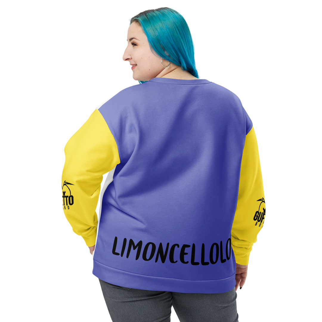 Felpa unisex Uomo/Donna LIMONCELLOLO - Gufetto Brand 