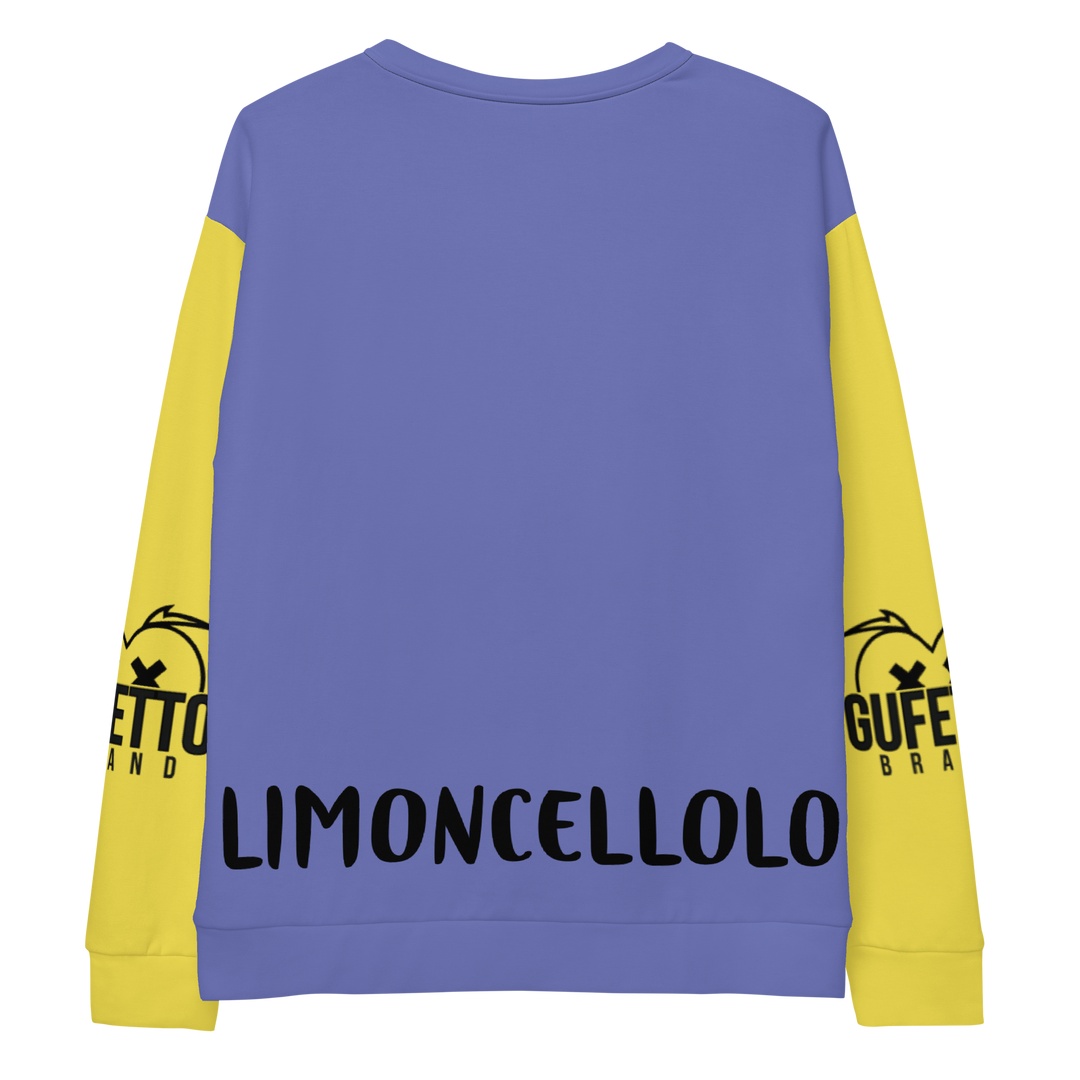 Felpa unisex Uomo/Donna LIMONCELLOLO - Gufetto Brand 