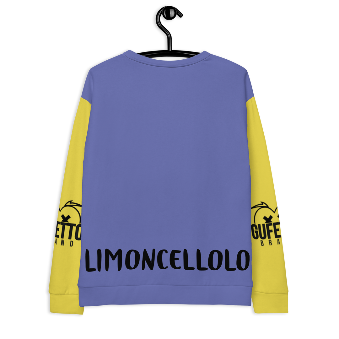 Felpa unisex Uomo/Donna LIMONCELLOLO - Gufetto Brand 