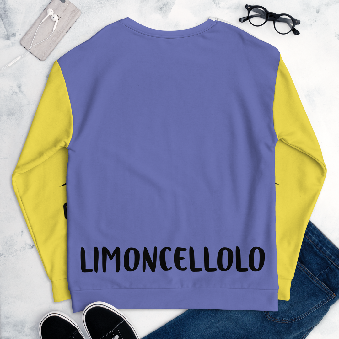 Felpa unisex Uomo/Donna LIMONCELLOLO - Gufetto Brand 