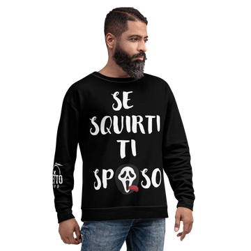 Felpa unisex SQUIRTI Nera