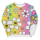 Felpa unisex Classic Uomo/Donna Flower Smile - Gufetto Brand 