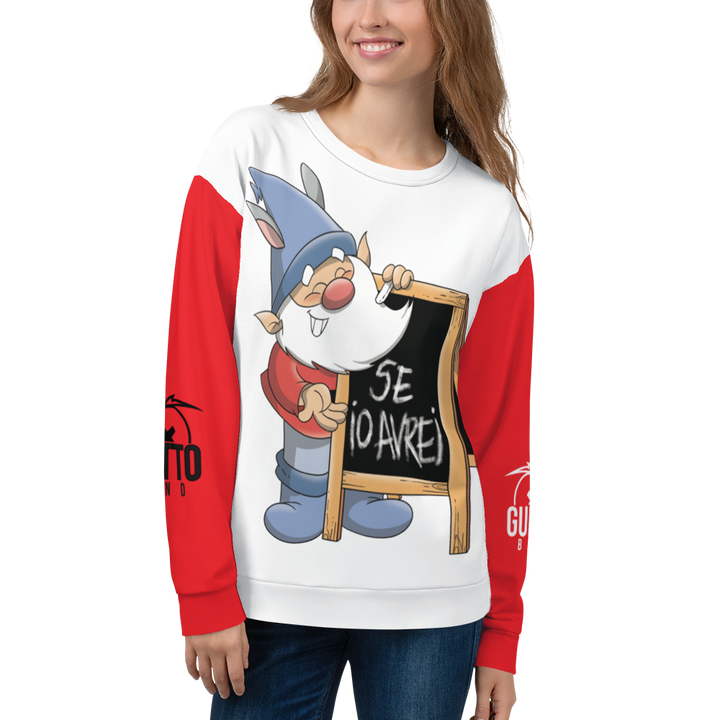 Felpa unisex Uomo/Donna GRAMMATICOLO - Gufetto Brand 