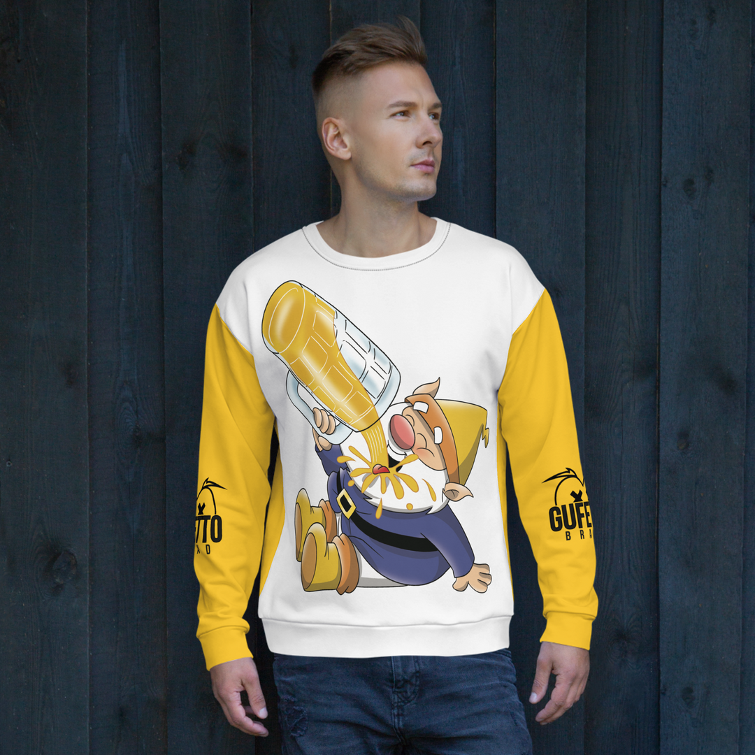 Felpa unisex Uomo/Donna BIRROLO TWO - Gufetto Brand 