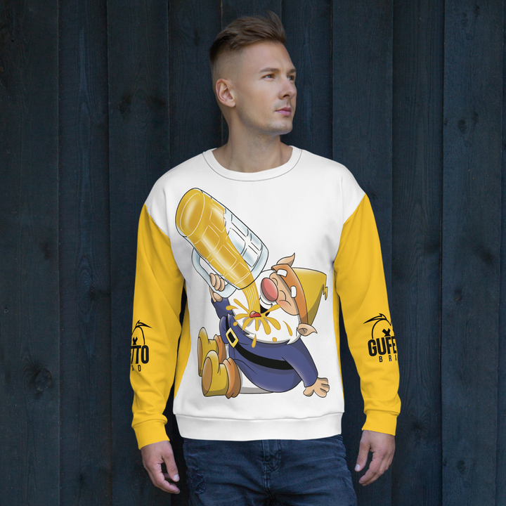 Felpa unisex Uomo/Donna BIRROLO TWO - Gufetto Brand 