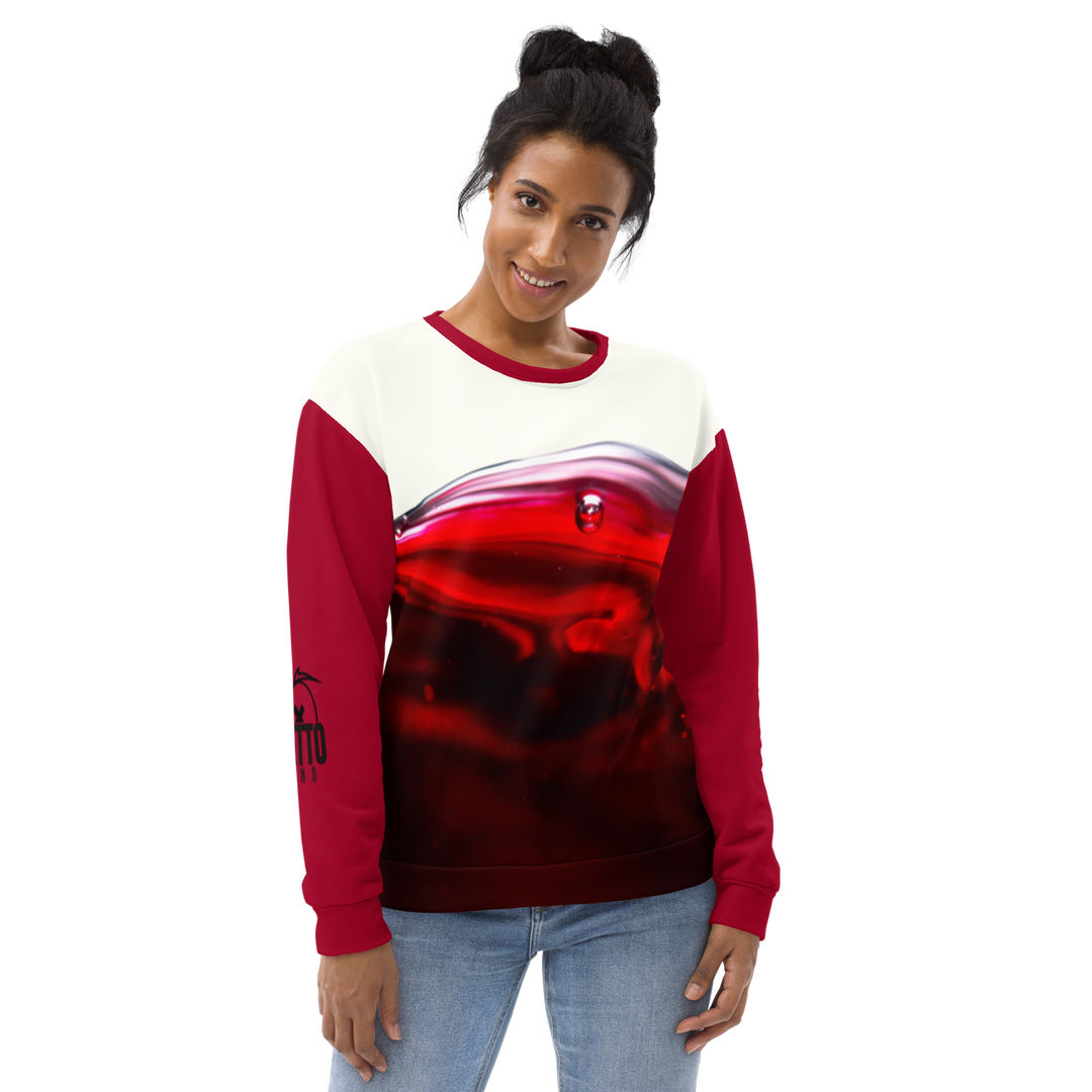 Felpa unisex Uomo/Donna WINE - Gufetto Brand 