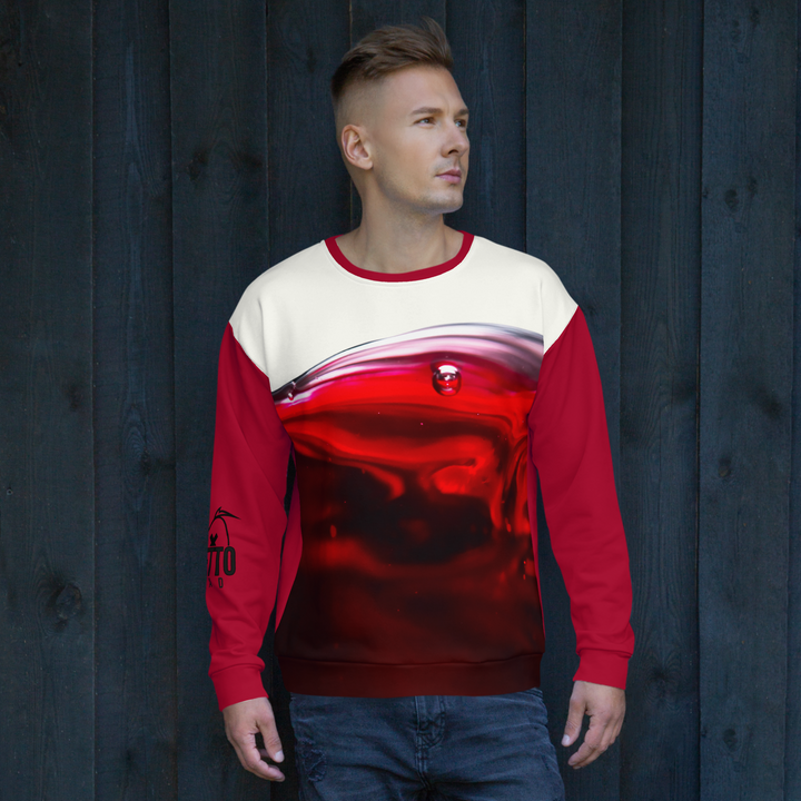 Felpa unisex Uomo/Donna WINE - Gufetto Brand 