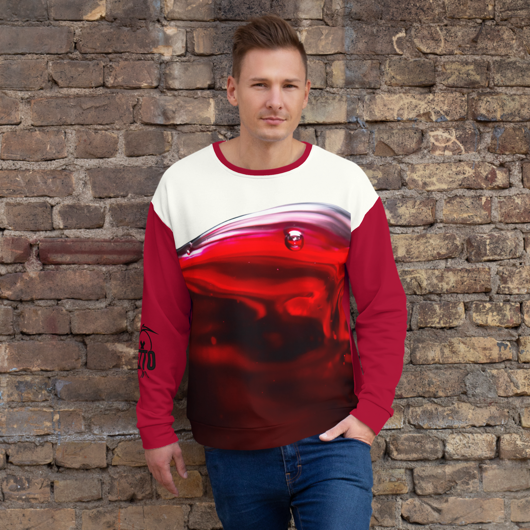 Felpa unisex Uomo/Donna WINE - Gufetto Brand 
