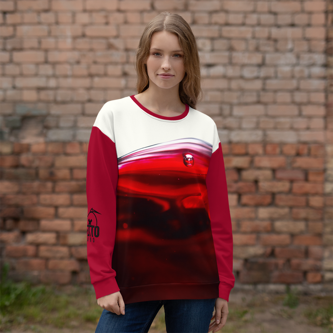 Felpa unisex Uomo/Donna WINE - Gufetto Brand 