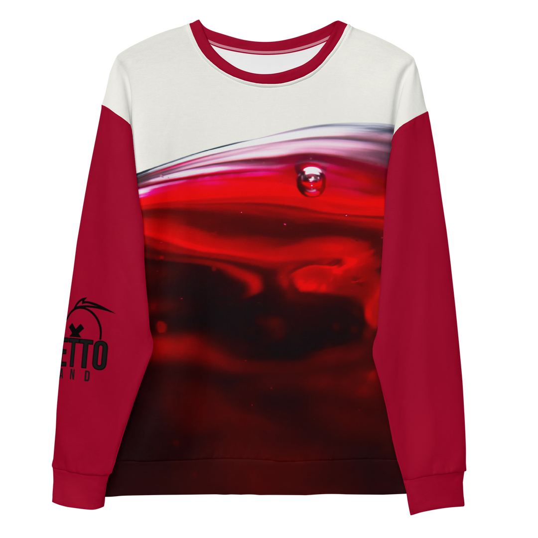 Felpa unisex Uomo/Donna WINE - Gufetto Brand 