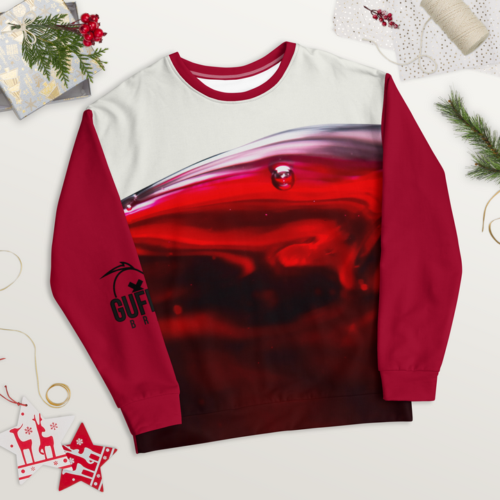 Felpa unisex Uomo/Donna WINE - Gufetto Brand 