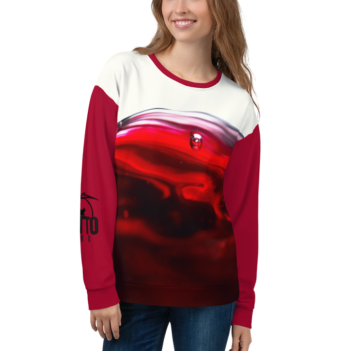 Felpa unisex Uomo/Donna WINE - Gufetto Brand 