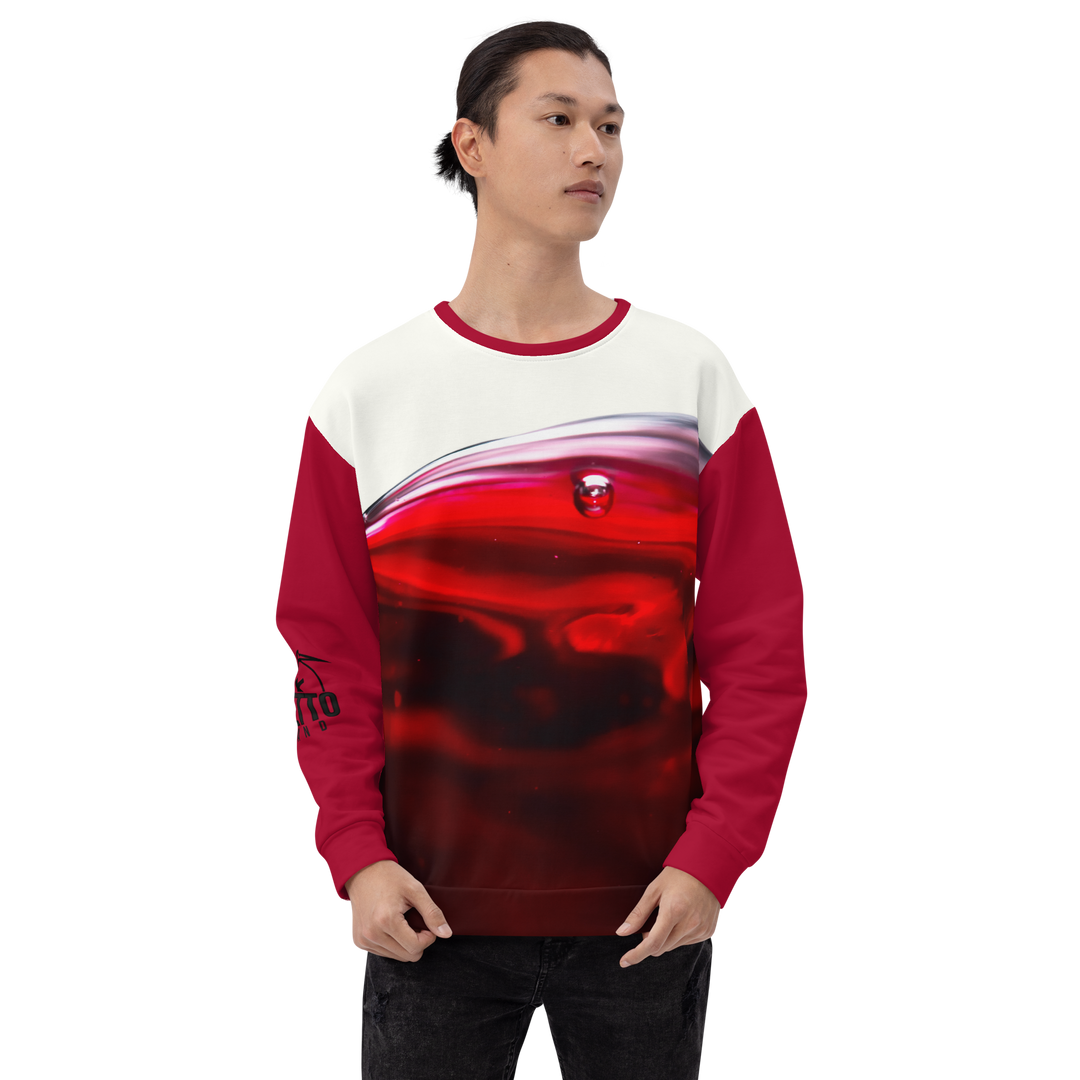 Felpa unisex Uomo/Donna WINE - Gufetto Brand 