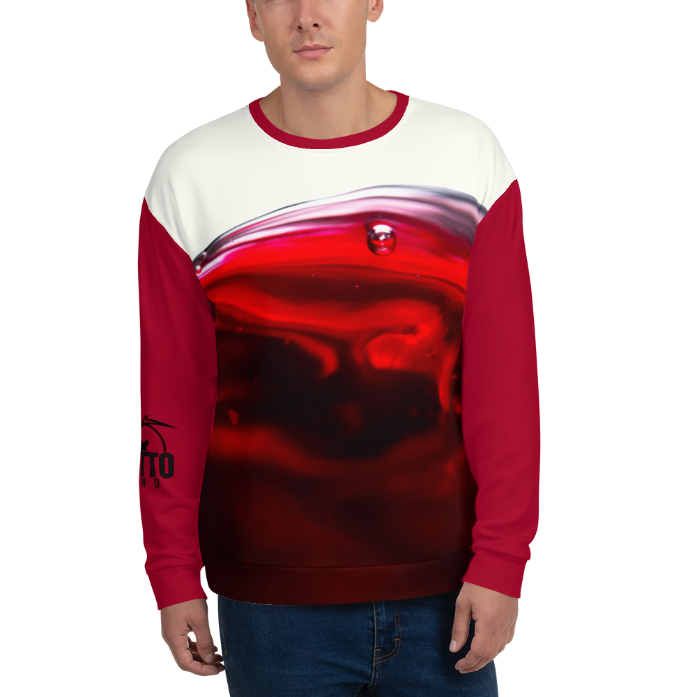Felpa unisex Uomo/Donna WINE - Gufetto Brand 